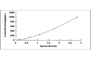 Typical standard curve (GDF15 ELISA 试剂盒)