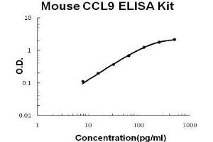 Mouse CCL9 PicoKine ELISA Kit standard curve
