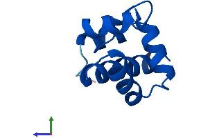 AlphaFold protein structure predicition of Mouse Recombinant Banf2 Protein, UniprotID Q8BVR0