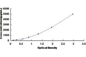 Typical standard curve (BCL9 ELISA 试剂盒)