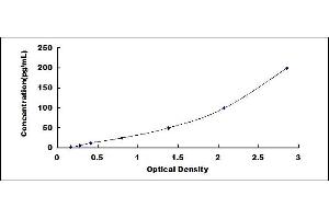 Typical standard curve (IFNB1 ELISA 试剂盒)