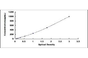 Typical standard curve (Galectin 3 ELISA 试剂盒)