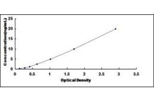 Typical standard curve (EML2 ELISA 试剂盒)