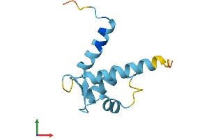 AlphaFold protein structure predicition of Mouse Recombinant S100a13 Protein, UniprotID P97352