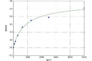 A typical standard curve (CD300LB ELISA 试剂盒)