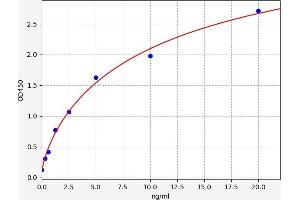 Typical standard curve (PLEC ELISA 试剂盒)