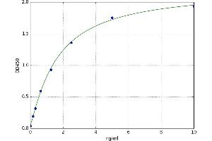 A typical standard curve (ITGA5 ELISA 试剂盒)