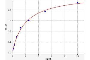 Typical standard curve (LKB1 ELISA 试剂盒)