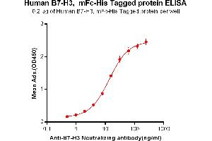 ELISA image for CD276 (CD276) (AA 29-245) protein (mFc-His Tag) (ABIN6961085)
