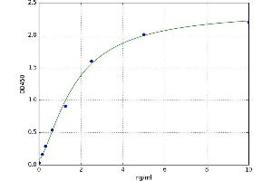 A typical standard curve (NOS1 ELISA 试剂盒)