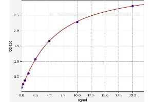 Typical standard curve (Cnpase ELISA 试剂盒)