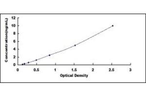 Typical standard curve (MDM2 ELISA 试剂盒)