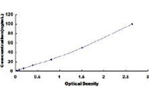 Typical standard curve (ADH1 ELISA 试剂盒)