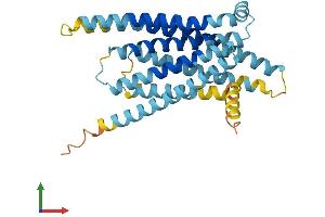 AlphaFold protein structure predicition of Human Recombinant TAS2R60 Protein, UniprotID P59551