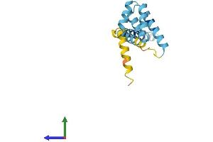 Protein Structure (PS) image for Mitochondrial Import Receptor Subunit TOM20 homolog (TOMM20) (AA 1-145) protein (His tag) (ABIN7544662)