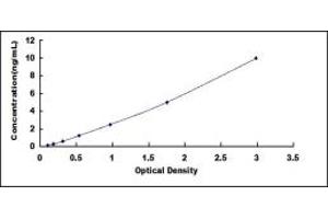 Typical standard curve (CRIP1 ELISA 试剂盒)