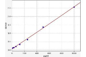Typical standard curve