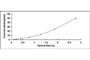 Typical standard curve (MBL2 ELISA 试剂盒)