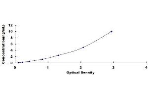 Typical standard curve (HIST1H4A ELISA 试剂盒)