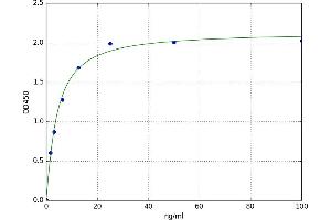 A typical standard curve (AAA ELISA 试剂盒)