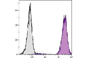 Human peripheral blood granulocytes were stained with Mouse Anti-Human CD15-PE. (CD15 抗体)