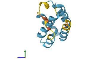 AlphaFold protein structure predicition of Human Recombinant PYDC2 Protein, UniprotID Q56P42