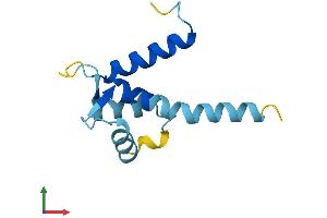 Protein Structure (PS) image for S100 Calcium Binding Protein A16 (S100A16) (AA 1-103) protein (His tag) (ABIN7551610)