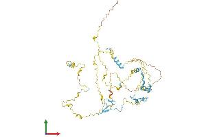 AlphaFold protein structure predicition of Human Recombinant STPG2 Protein, UniprotID Q8N412