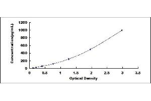 Typical standard curve (Renin ELISA 试剂盒)