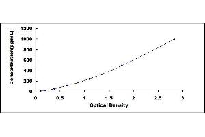Typical standard curve (SCGN ELISA 试剂盒)