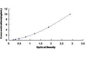 Typical standard curve (ADK ELISA 试剂盒)