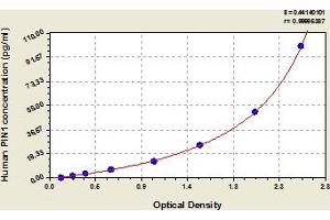 Typical Standard Curve (PIN1 ELISA 试剂盒)