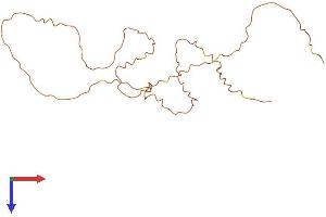 AlphaFold protein structure predicition of Human Recombinant KRTAP26-1 Protein, UniprotID Q6PEX3