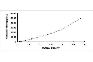 Typical standard curve (Ovalbumin ELISA 试剂盒)