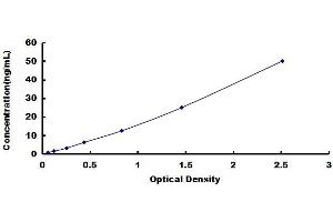 Typical standard curve (AEBP1 ELISA 试剂盒)