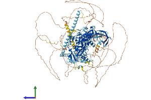 AlphaFold protein structure predicition of Mouse Recombinant Setdb1 Protein, UniprotID O88974