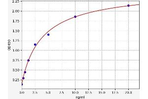 Typical standard curve (BCL2L2 ELISA 试剂盒)