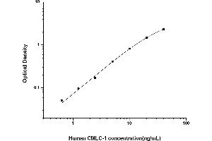 Typical standard curve (MYL3/CMLC1 ELISA 试剂盒)