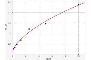 Typical standard curve (LFNG ELISA 试剂盒)