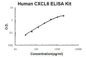 Human CXCL6/GCP2 PicoKine ELISA Kit standard curve (CXCL6 ELISA 试剂盒)