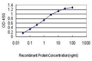 Detection limit for recombinant GST tagged ANKRA2 is approximately 0. (ANKRA2 抗体  (AA 1-98))