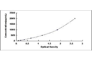 Typical standard curve (VGF ELISA 试剂盒)