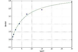 A typical standard curve