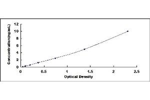 Typical standard curve (p21 ELISA 试剂盒)