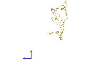 AlphaFold protein structure predicition of Human Recombinant KLLN Protein, UniprotID B2CW77 (KLLN Protein (AA 1-178) (His tag))