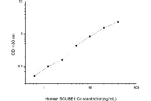 Typical standard curve (SCUBE1 ELISA 试剂盒)