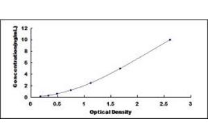 Typical standard curve (Gastrokine 1 ELISA 试剂盒)