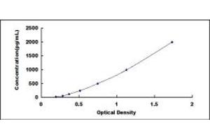 Typical standard curve (CFHR5 ELISA 试剂盒)