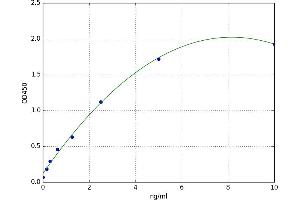 A typical standard curve