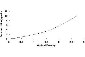 Typical standard curve (C3 ELISA 试剂盒)